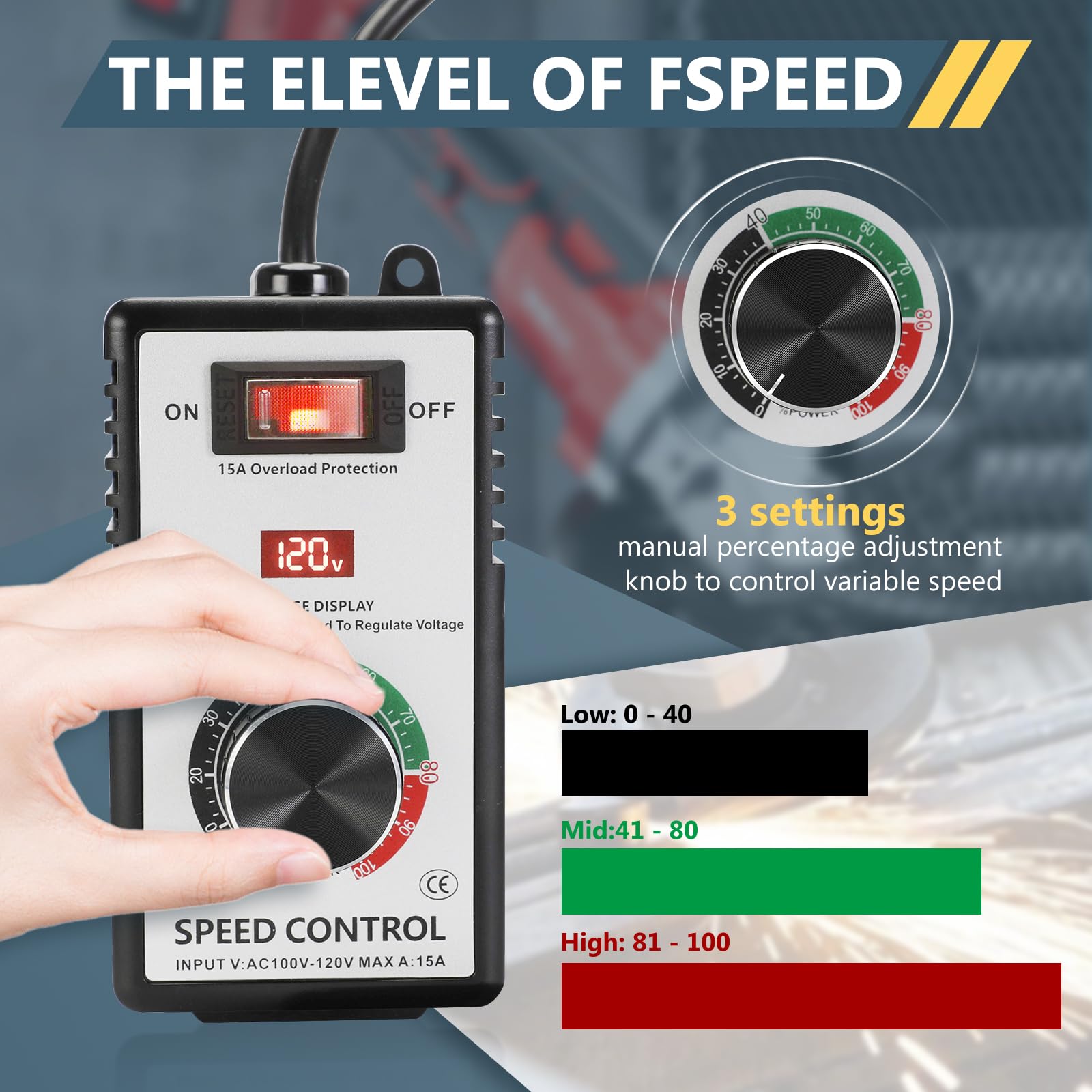 IGEYAPA LED indicator showing real-time status during operation.