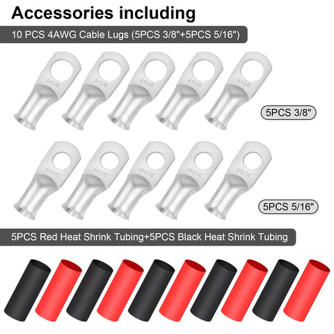 iGreely red heat shrink tubing for secure insulation