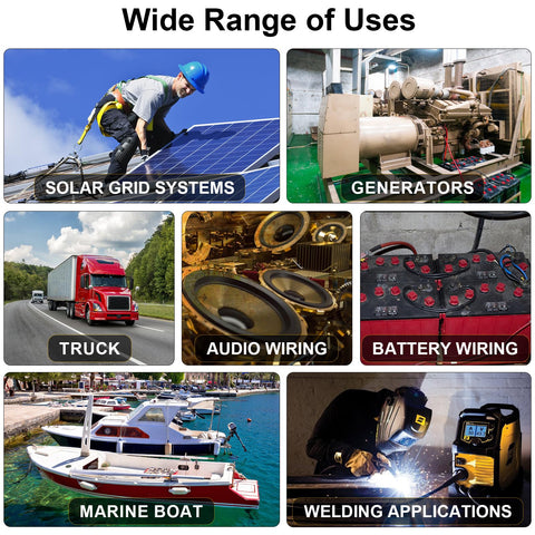 iGreely cable specification chart for quick reference