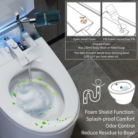 ihatit heated seat and warm water wash for cozy use