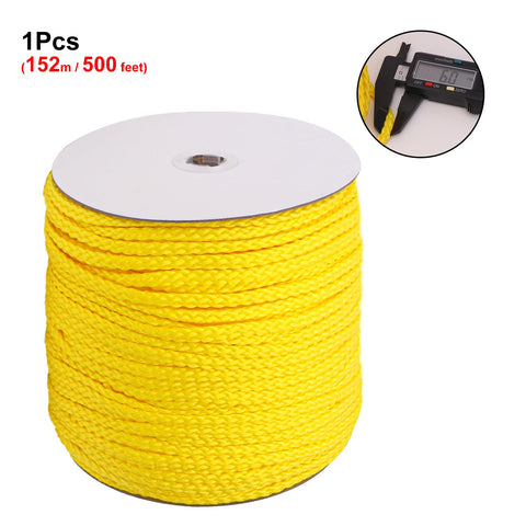 IHDYPPEW polypropylene rope 1/4 inch yellow floats for water-based tasks.