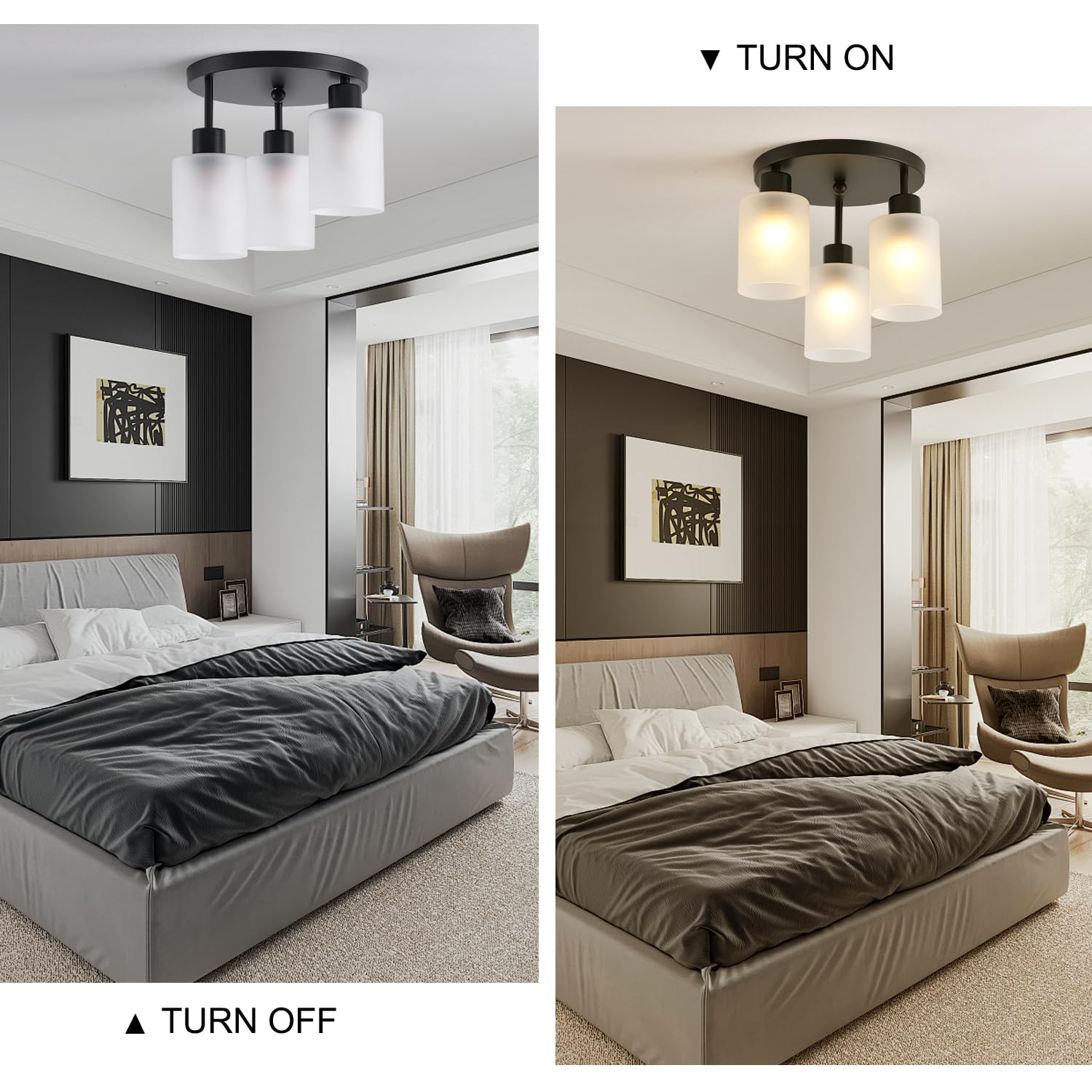 IHENGYANLT dimmable with compatible bulbs for adjustable mood