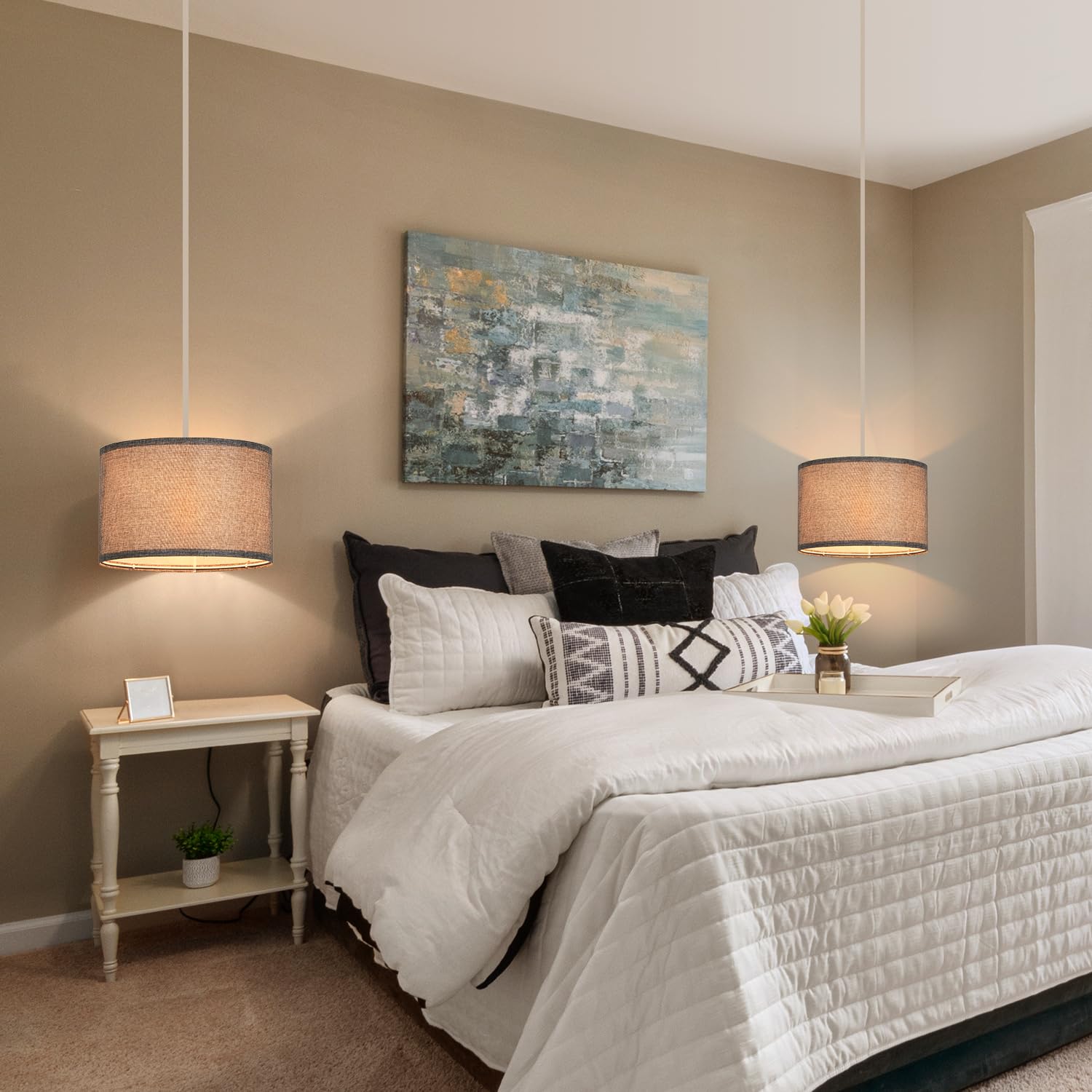 IHENGYANLT effortless plug-in installation for rental homes and quick redecorating.
