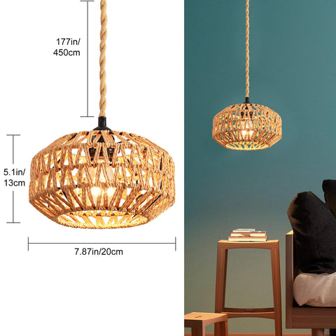 IHENGYANLT plug-in pendant light with easy install setup
