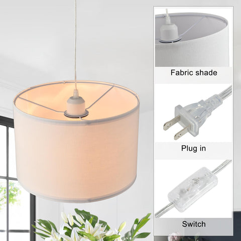 IHENGYANLT 15-foot cord pendant light for flexible placement