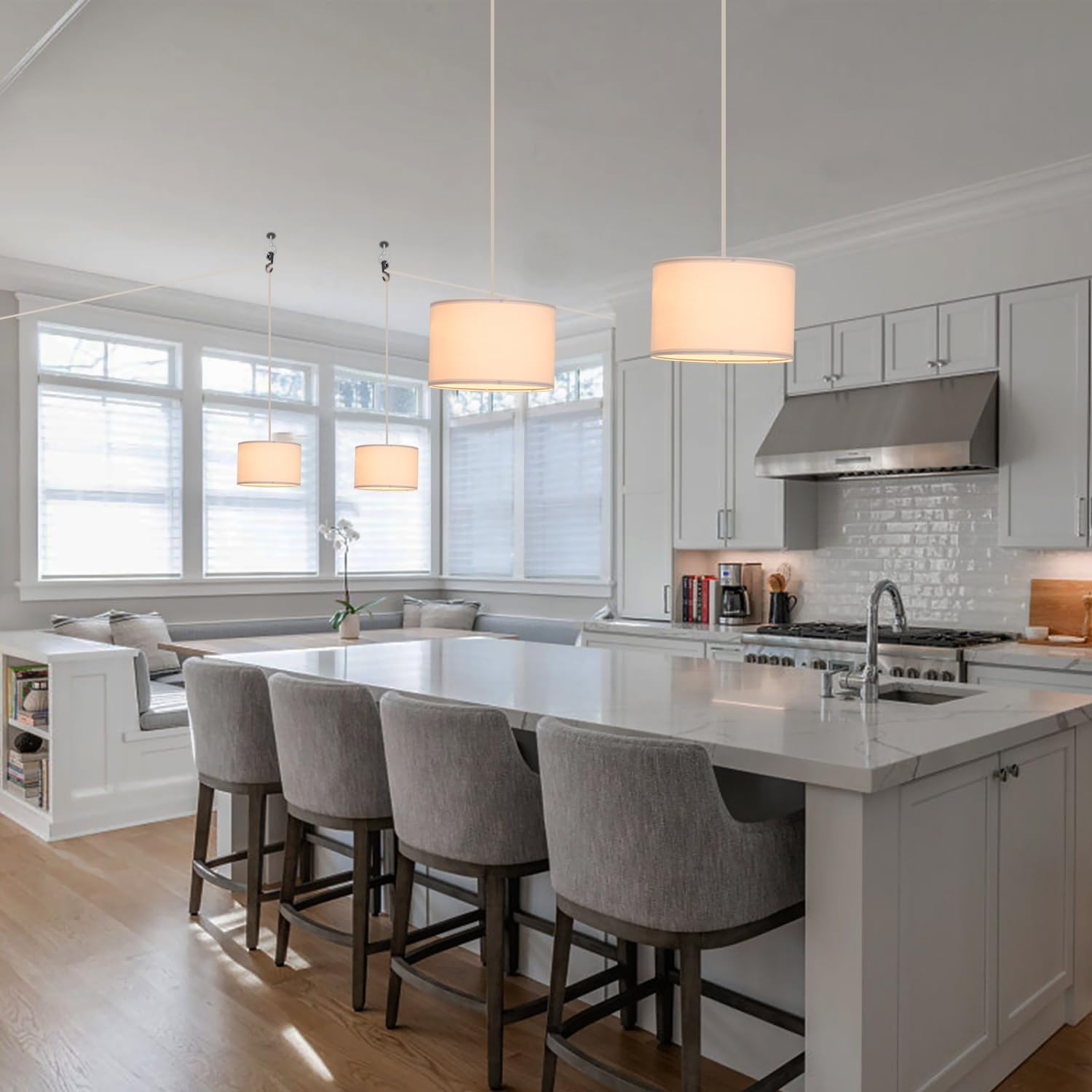 IHENGYANLT living room pendant adds modern style