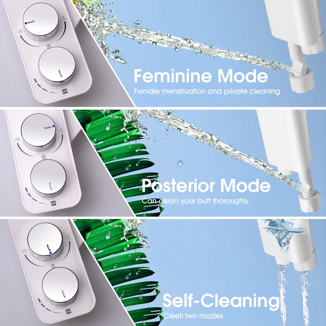 ihork bidet-self-cleaning-nozzles offer sanitation with automatic nozzle cleaning