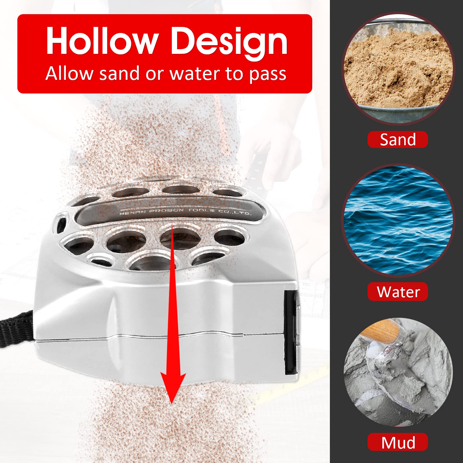 Ihvewuo stainless steel retractable tape with smooth pull-back.