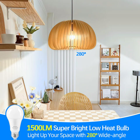 IINVGOOD 14W A19 LED Bulb CRI 90+ preserves true colors.