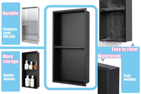 IKITRAEE corrosion-resistant niche withstands humid bath spaces