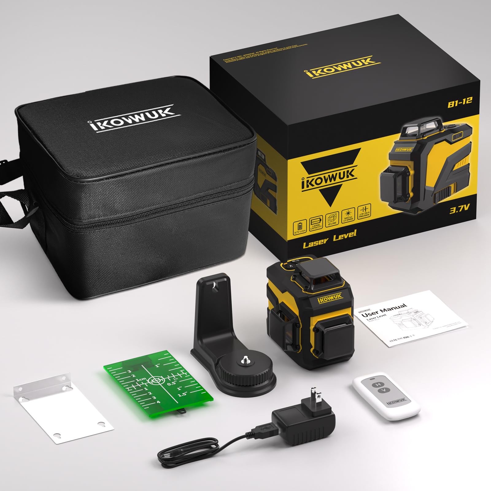 IKOVWUK L-shaped magnetic bracket and accessories for mounting