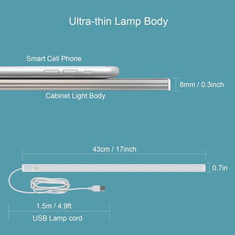 IKSACE under-cabinet light illuminating pantry shelf for easy access