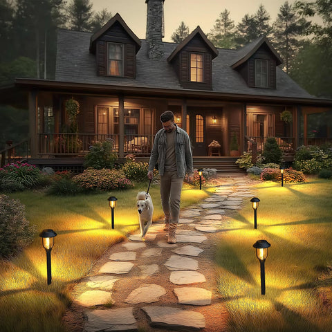 ILANCK decorative lens casts gentle ground patterns.