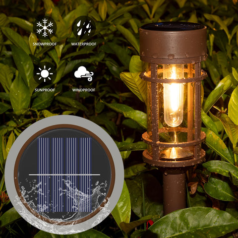 Easy ground stake installation for quick outdoor setup.