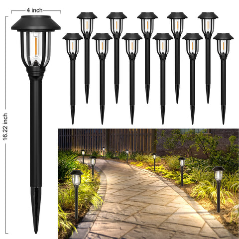 ILANCK weatherproof solar lights endure rain and sun outside