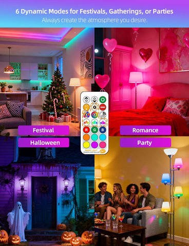 ILC synchronization for multiple bulbs creating coordinated color effects.