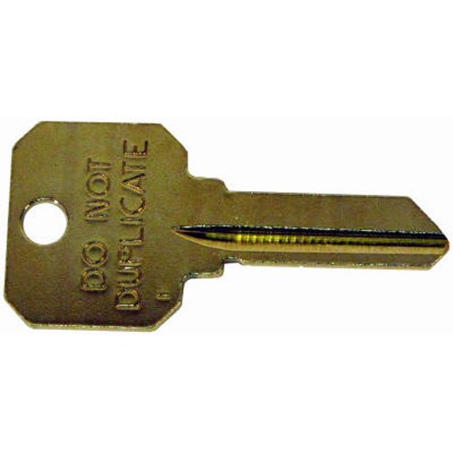 Ilco DND-SC1 key blank with brass finish, ideal for secure Schlage Do Not Duplicate keys.