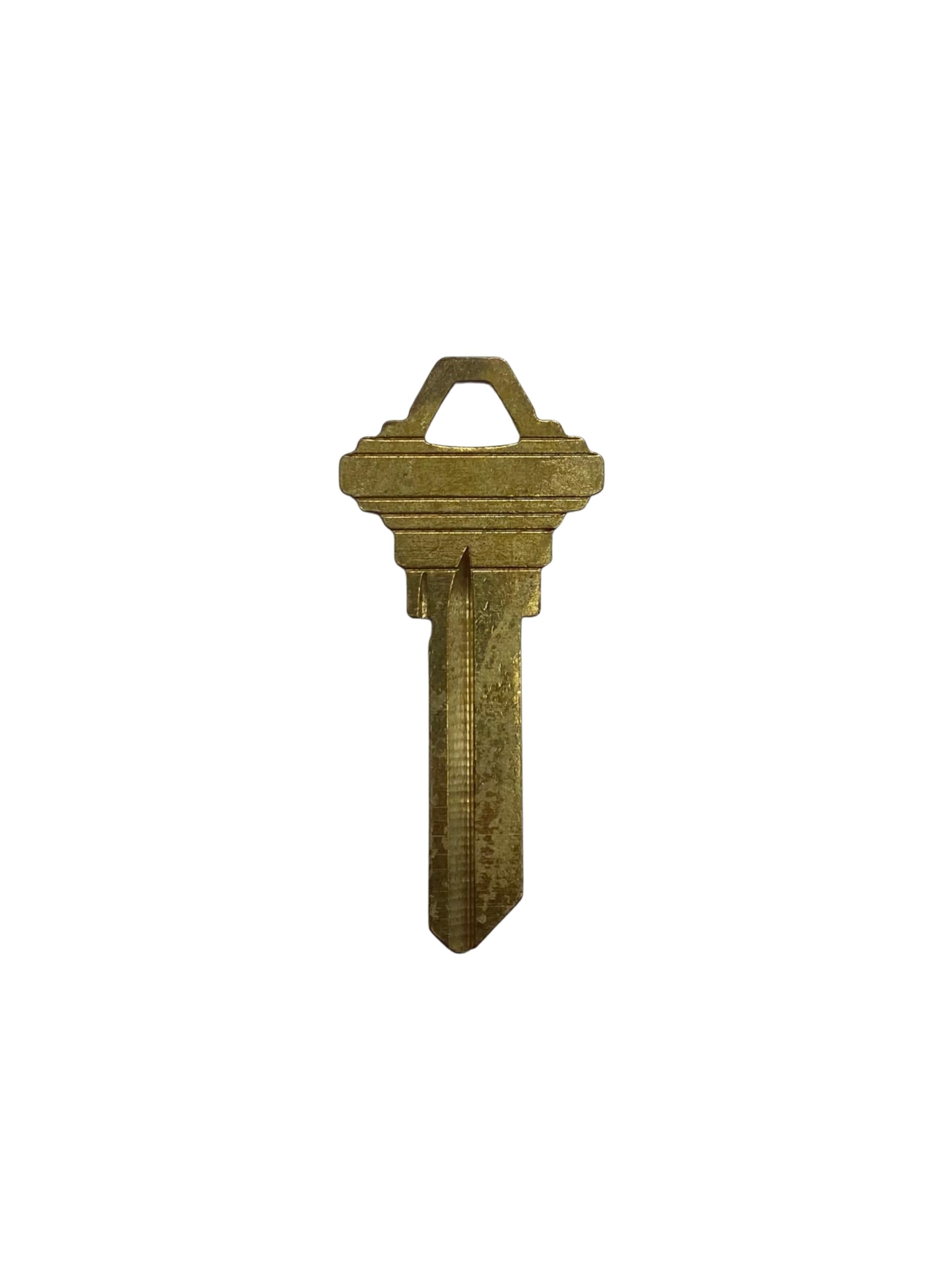 Ilco Kaba SC4-BR brass key pack closeup highlights durable brass material.