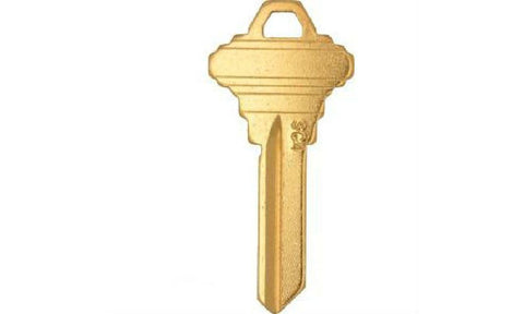 Ilco Kaba SC4-BR brass key pack 50 on cutting area supports smooth milling.