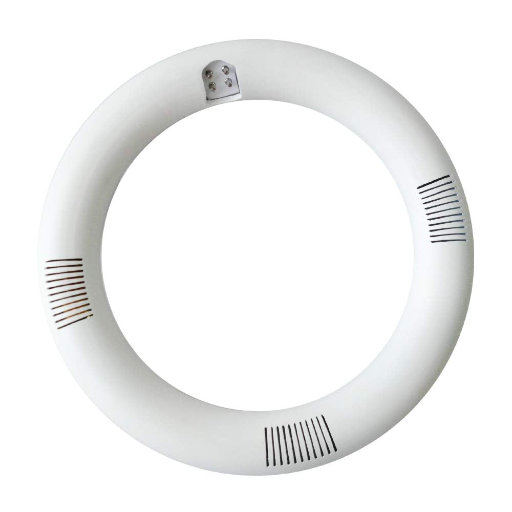 iledlight T9 LED Circline 8-inch side profile highlighting aluminum body cooling