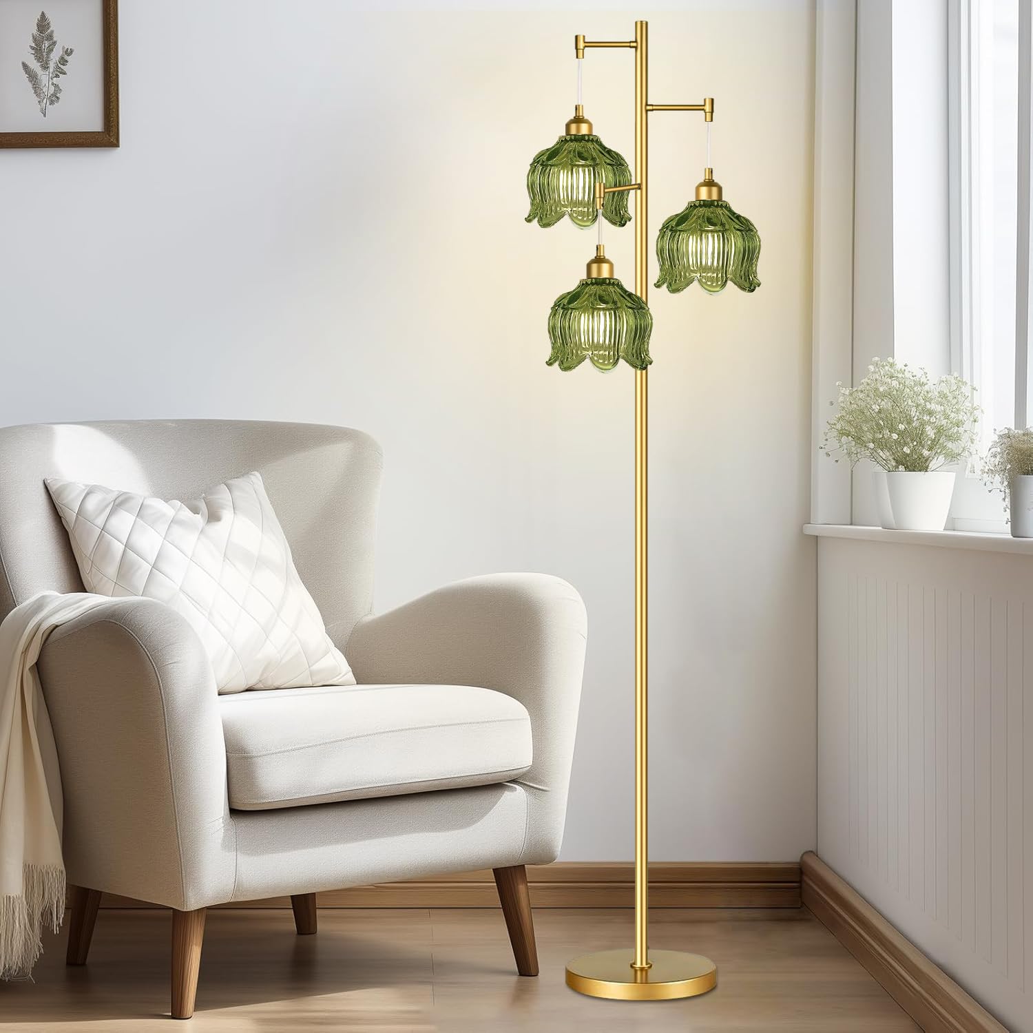 ILLMTW stable base floor lamp safe for homes with kids and pets