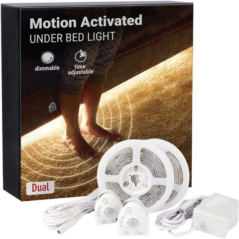 IllumiForce under bed lights with motion sensor for safe navigation