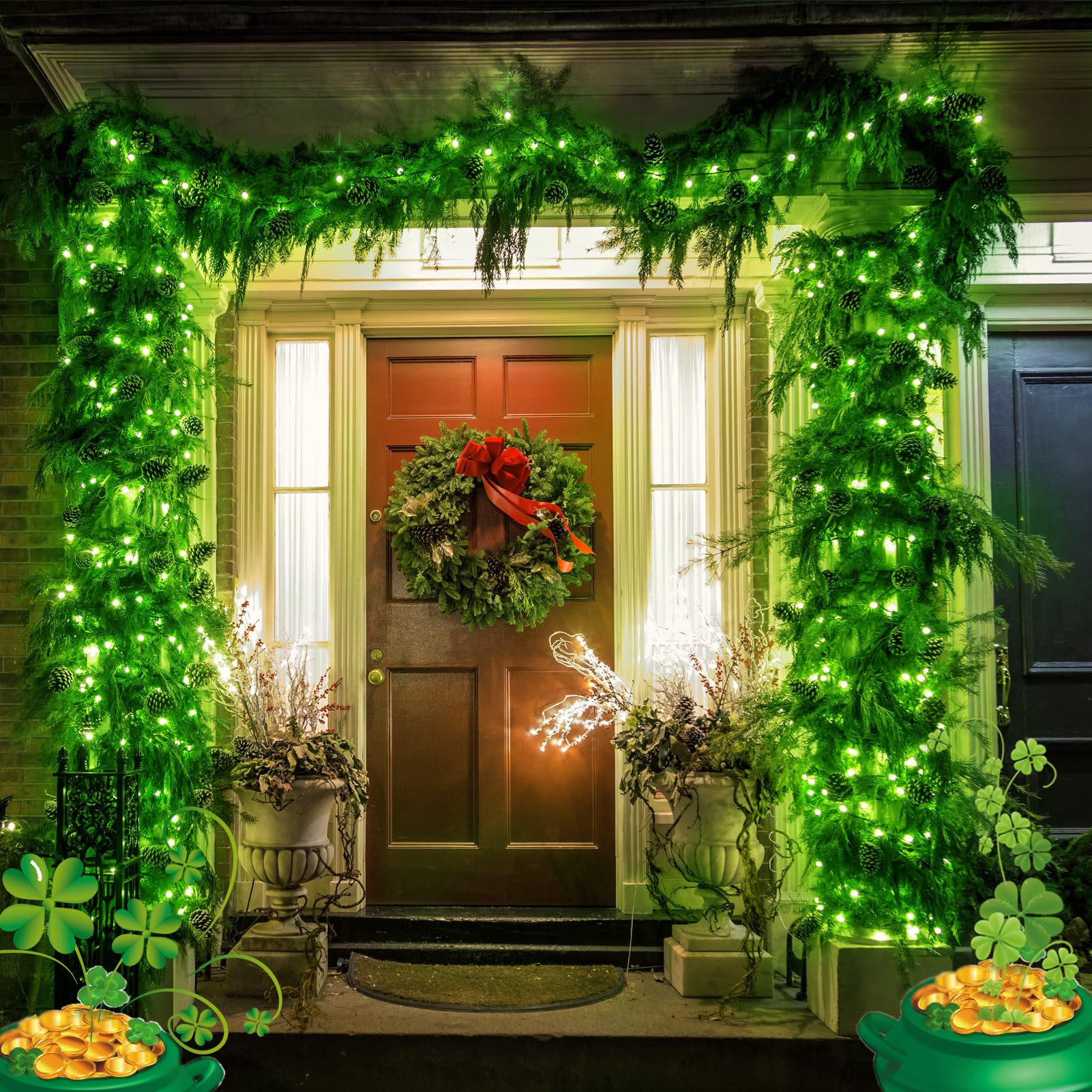 ILLUMINEW waterproof outdoor lights withstand weather for durable exterior decor.