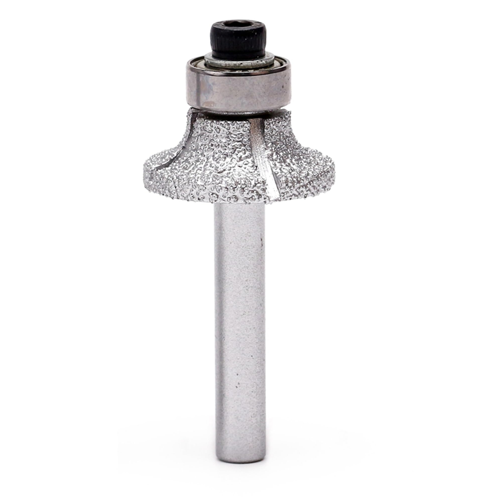 ILOVETOOL brazed diamond radius bit close-up showing precise tile bullnose edge