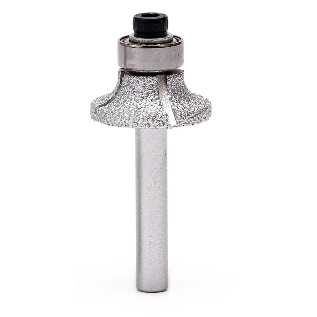ILOVETOOL brazed diamond radius bit close-up showing precise tile bullnose edge