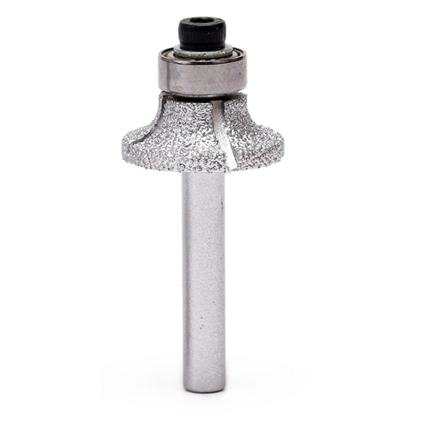 ILOVETOOL brazed diamond radius bit close-up showing precise tile bullnose edge