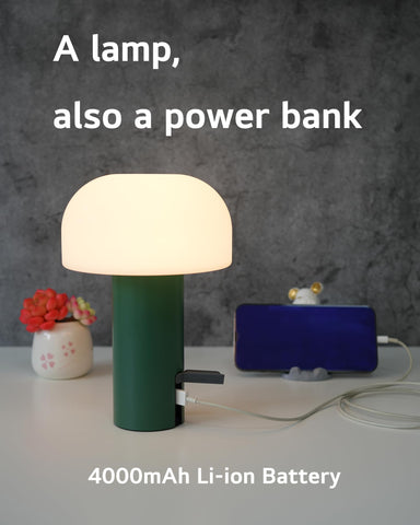 ILOVINIT IP44 waterproof mushroom lamp ready for outdoors.
