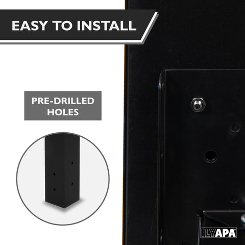 Ilyapa enlarged mounting plate provides extra stability.