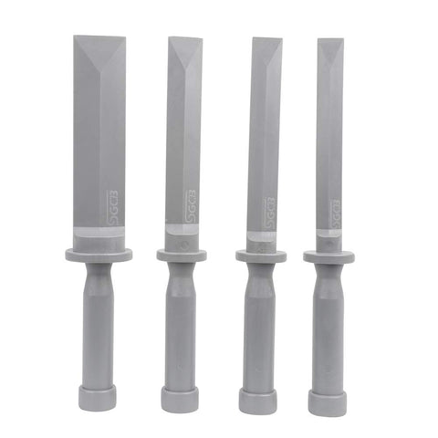 SGCB Non-Marring Plastic Chisel Scraper Set of 4 – Safe, Durable Car Detailing Tools