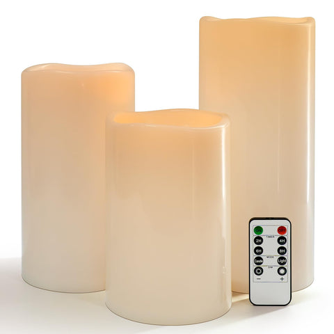 Lumeavetra outdoor candle 8-inch with lifelike glow for porches and paths