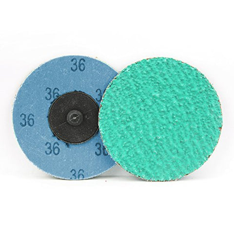 BHA Green Zirconia Quick Change Discs with Grinding Aid, Type R, 3