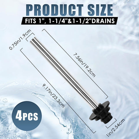 GIMANFT Universa overflow pipe in 1-1-4 inch size shows universal compatibility for bars.