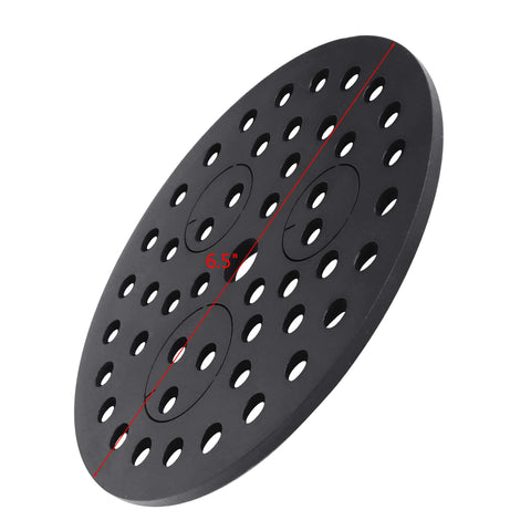 Baudelun 6-1/2 Inch Drain Cover with Integrated Ports – Heavy-Duty Floor Drain, Rust-Resistant