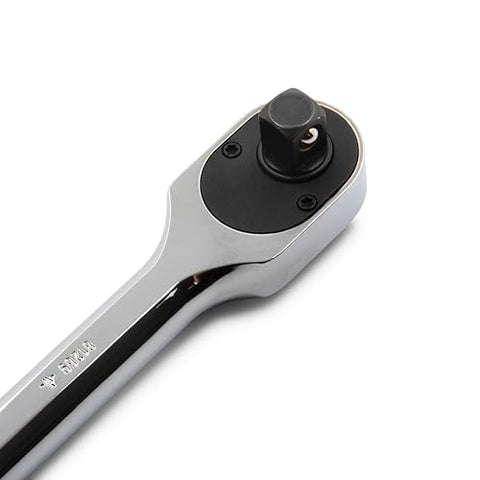 GearWrench 81269XP 3/8 Inch Drive 120XP Teardrop Ratchet - Extra Long Handle, Full Polish Chrome