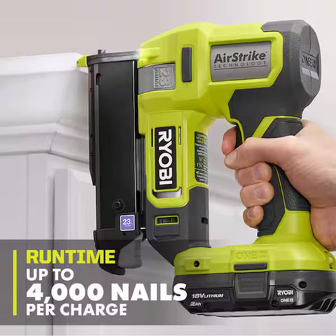 RYOBI ONE+ 18V Cordless AirStrike 23-Gauge Pin Nailer (Tool Only) | No Compressor