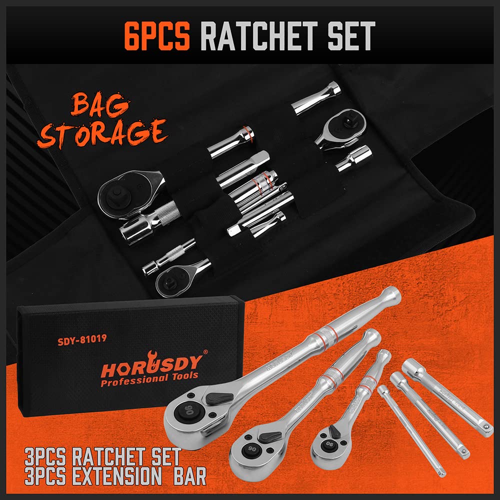 horusdy-cr-v-steel-ratchet durable and corrosion-resistant