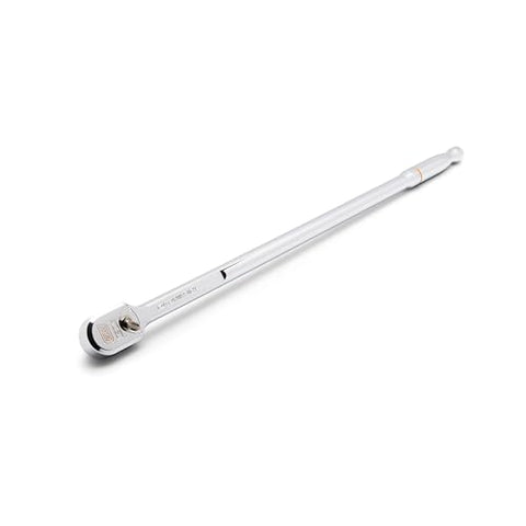 GearWrench 81269XP 3/8 Inch Drive 120XP Teardrop Ratchet - Extra Long Handle, Full Polish Chrome