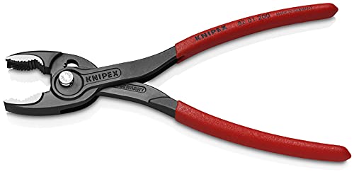 KNIPEX TwinGrip compact head fits in tight spaces for versatile gripping.
