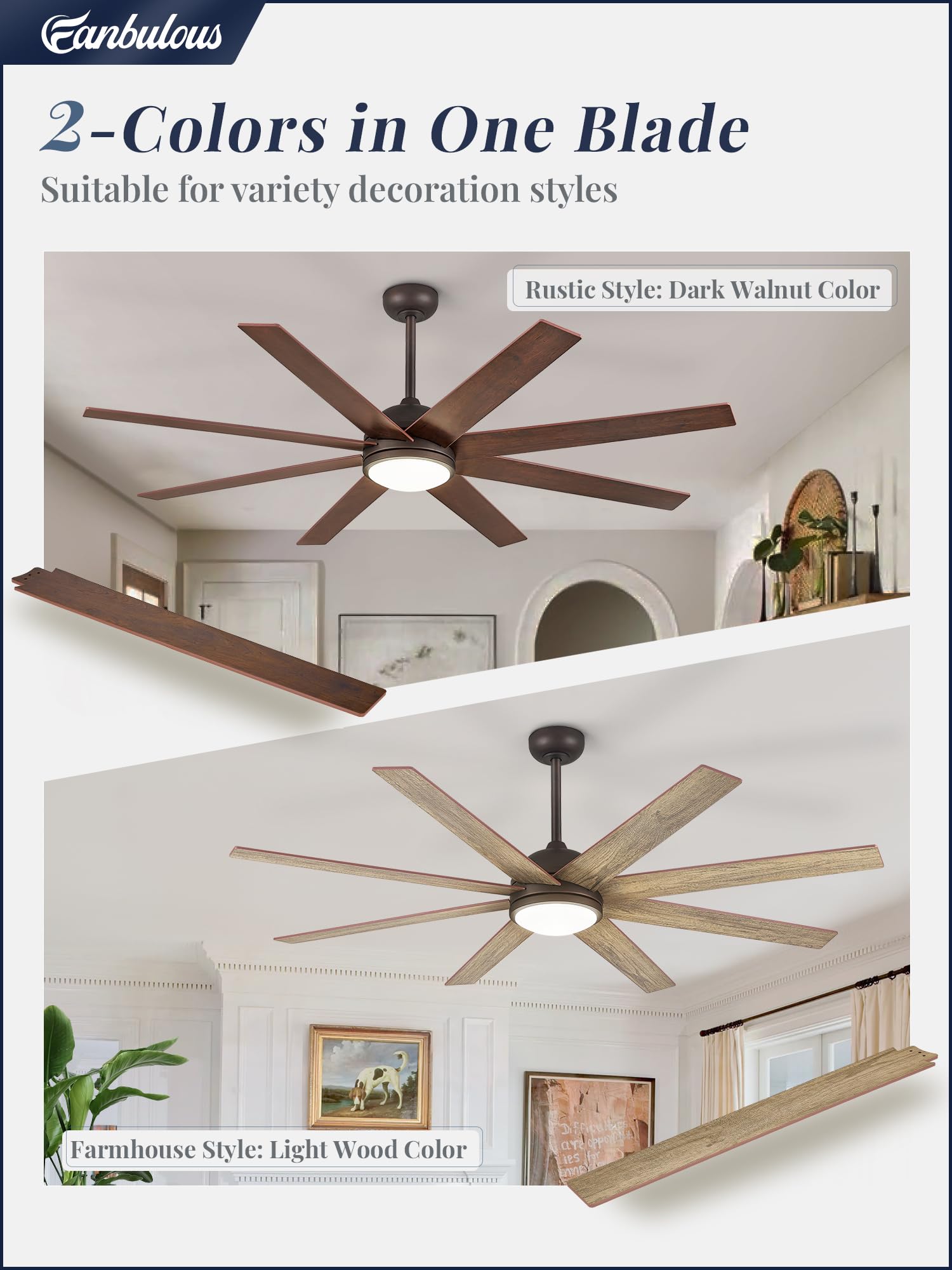 Fanbulous quiet DC motor delivers strong airflow with minimal noise