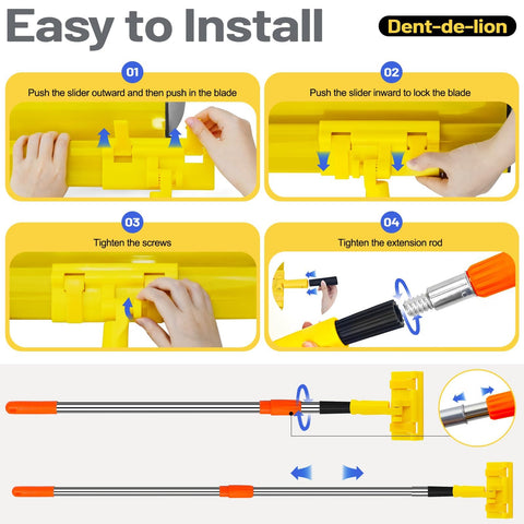 Dent-de-lion 32-inch drywall skimming blade for wide areas and edges