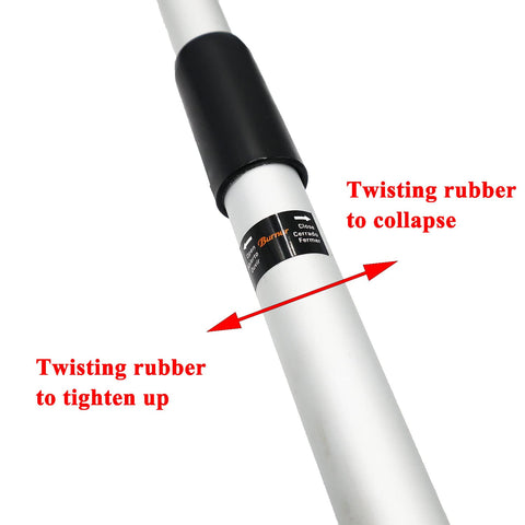 Burnur 12-Inch Heavy Duty Telescoping Magnetic Sweeper — 16 lb Pull, Extendable to 43 Inches