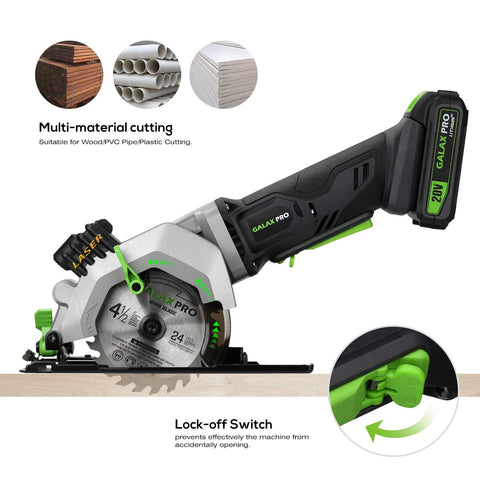 Metal cutting blade change with included 60T blade.