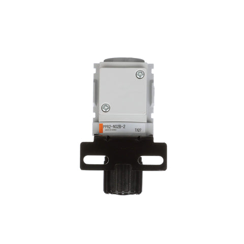 PneumaticPlus PPR2-N02BG-2 Miniature Air Pressure Regulator 1/4in NPT – Gauge, Bracket, 3-30 PSI