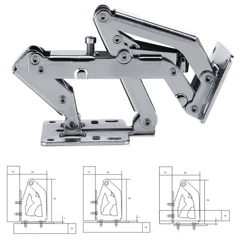 WANLIAN 170/175° Frameless Cabinet Hinges – Hidden Hydraulic Soft Close, Adjustable Mount (1 Pair)