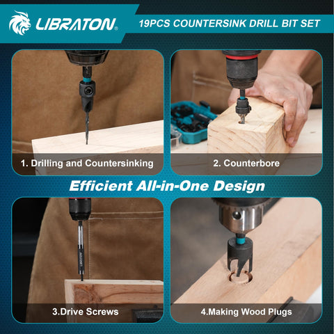 LIBRATON nitrided HSS bit offers enhanced wear resistance.