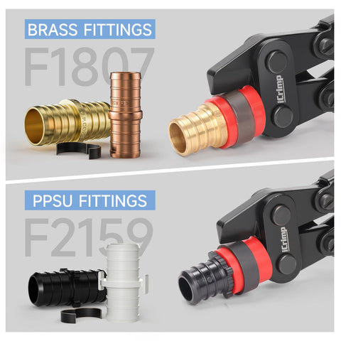IWISS Copper Ring Removal Tool for PEX | Decrimp 1/2, 3/4, 1-inch Copper Rings ASTM F1807